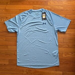 Under Armour Men's Light Blue Short Sleeve Shirt